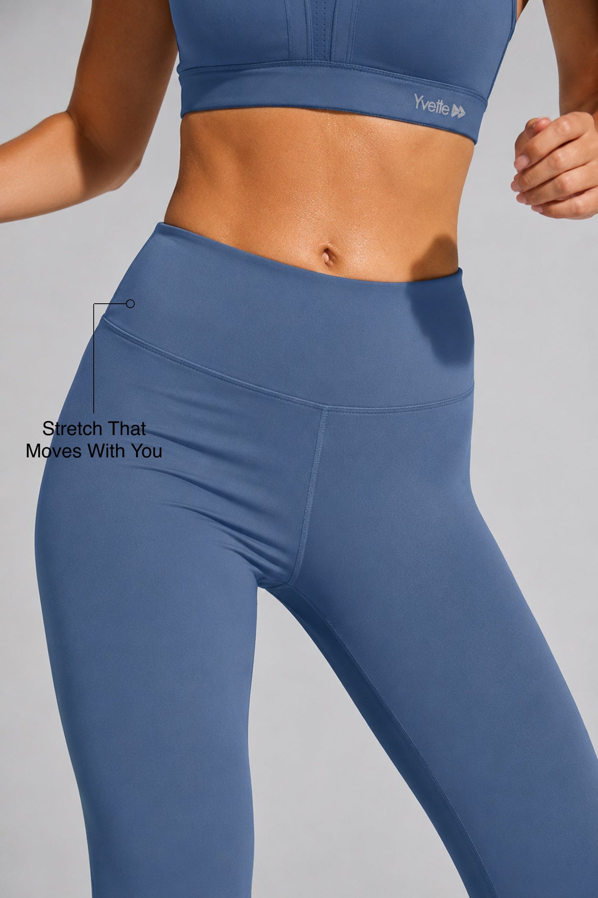 Echo™ Supportive Sustainable 27 Inches Leggings | High-Impact Leggings Best For Running, HIIT & Training
