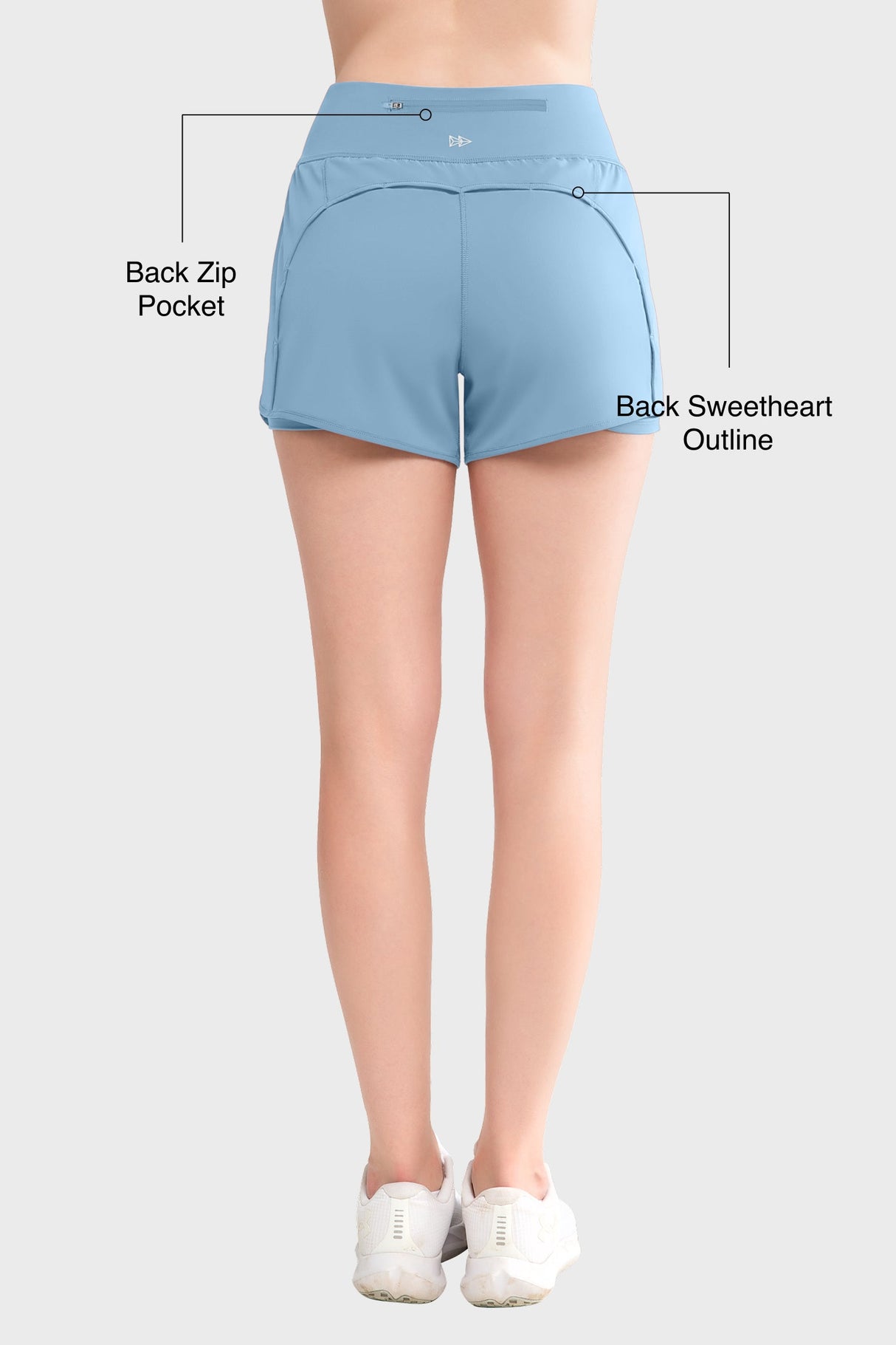 Shift™ Quick Dry Inner Mesh Workout Shorts with Pocket 3.5''| Women's Running Shorts