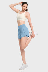 Shift™ Quick Dry Inner Mesh Workout Shorts with Pocket 3.5''| Women's Running Shorts