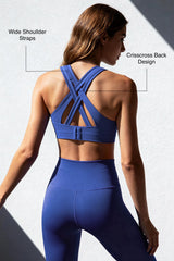 Power™ Cross Back Padded Running Bra | Women's High Support Sports Bra