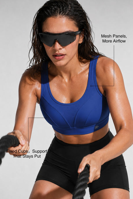 Shift™ Breathable Adjustable Support Padded Bra | Women's Medium Support Sports Bra