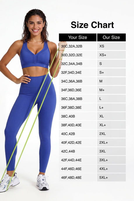 Power™ Adjustable Cross-Back Sports Bra | High-Impact Bounce Control Without Flattening for Running, HIIT & Training