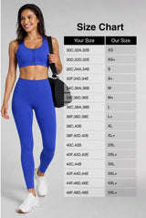 Enfold™ Front-Zip Breathable Racerback Sports Bra | High-Impact Support for Running, HIIT & Training