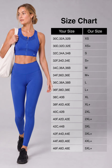 Sculpt™ Zip-Front Full-Back Mesh Racerback Sports Bra | High-Impact Support for Running, Gym & Training