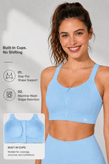 Power™  Soft Adjustable High-Support Mesh Running Bra | Women's High Support Sports Bra