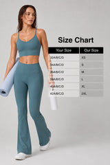 Echo™ V-Neck Ribbed Padded Yoga Bra | Women's Light Support Sports Bra
