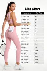 Power™ Racerback Double-Strap Jacquard Sports Bra | High-Impact Support with Full Coverage for Running, HIIT, Yoga & Training