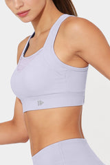 Power™ Racerback Breathable Full-Coverage Sports Bra | High-Impact Support for Running, Gym & Training