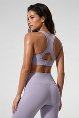 Sculpt™ Racerback Full-Coverage Breathable Sports Bra | High Support with Bounce Control & Mesh for Running, HIIT & Training