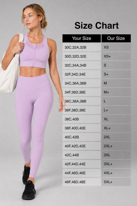 Sculpt™ Zip-Front Full-Back Mesh Racerback Sports Bra | High-Impact Support for Running, Gym & Training