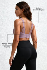 Shift™ Adjustable-Strap Sustainable Sports Bra | Medium Support with Breathable Mesh for Running, HIIT, Yoga & Training