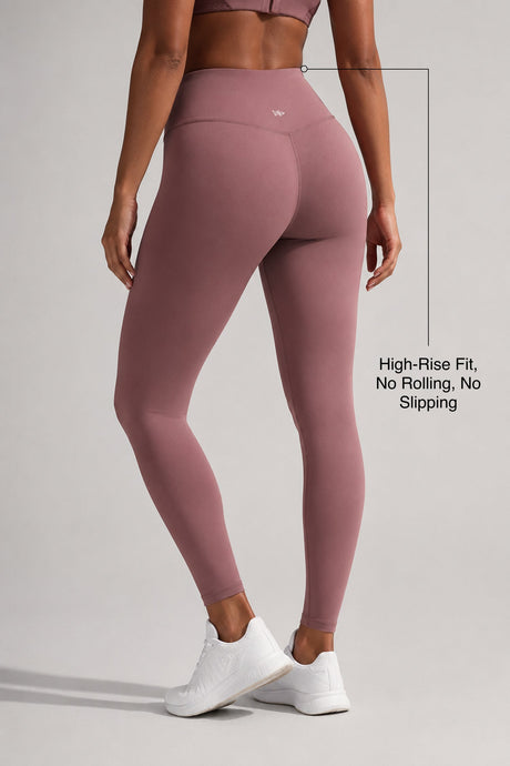 Echo™ Supportive Sustainable 27 Inches Leggings | High-Impact Leggings Best For Running, HIIT & Training