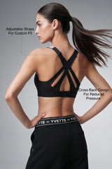 Power™ Adjustable Crisscross Padded Running Bra | Women's High Support Sports Bra