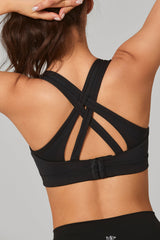 Power™ Cross Back Padded Running Bra | Women's High Support Sports Bra