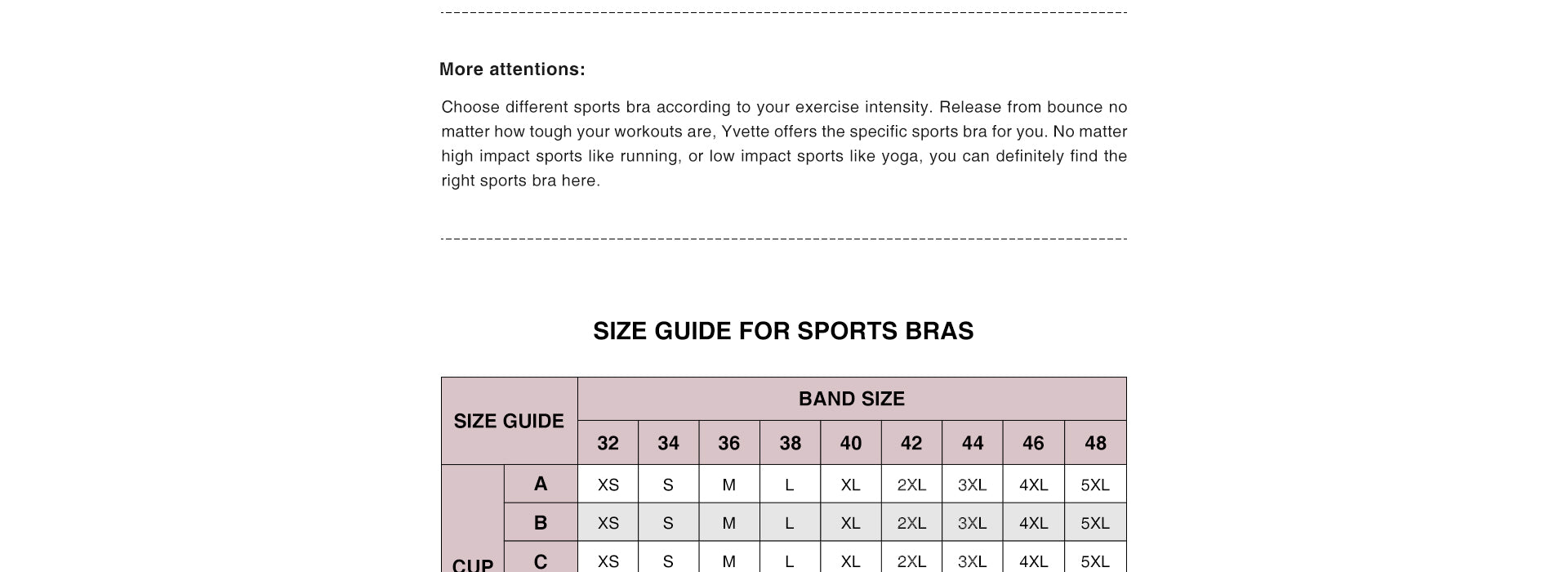 Yvette® How To Measure Sports Bra Size Yvette_UK