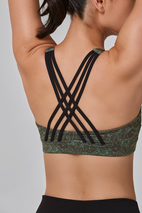 Power™ Zip Front Criss Cross High Support Running Bra | Women's High Support Sports Bra (Plus Size)