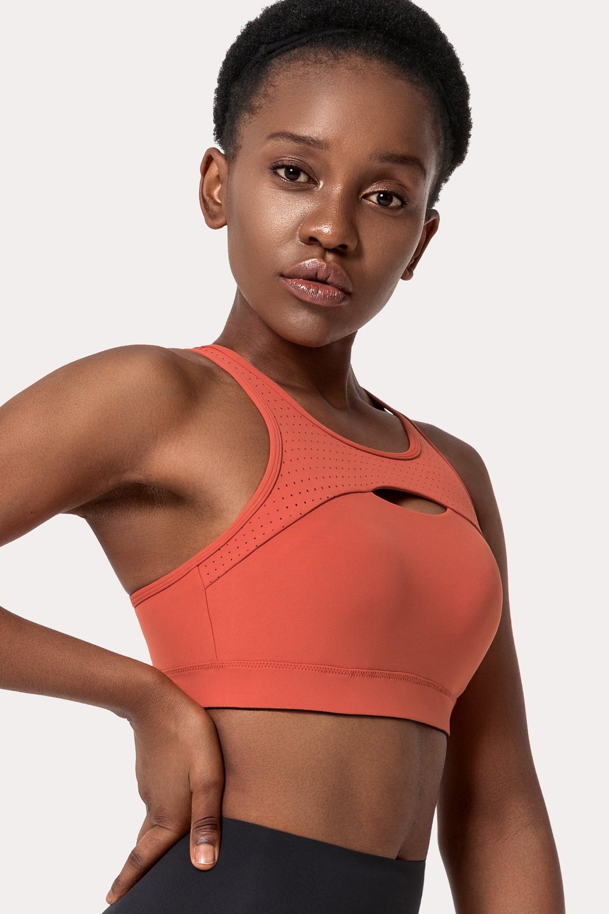 Enfold™ Airflow Cross Back High Support Running Bra | Women's High Support Sports Bra (Plus Size)