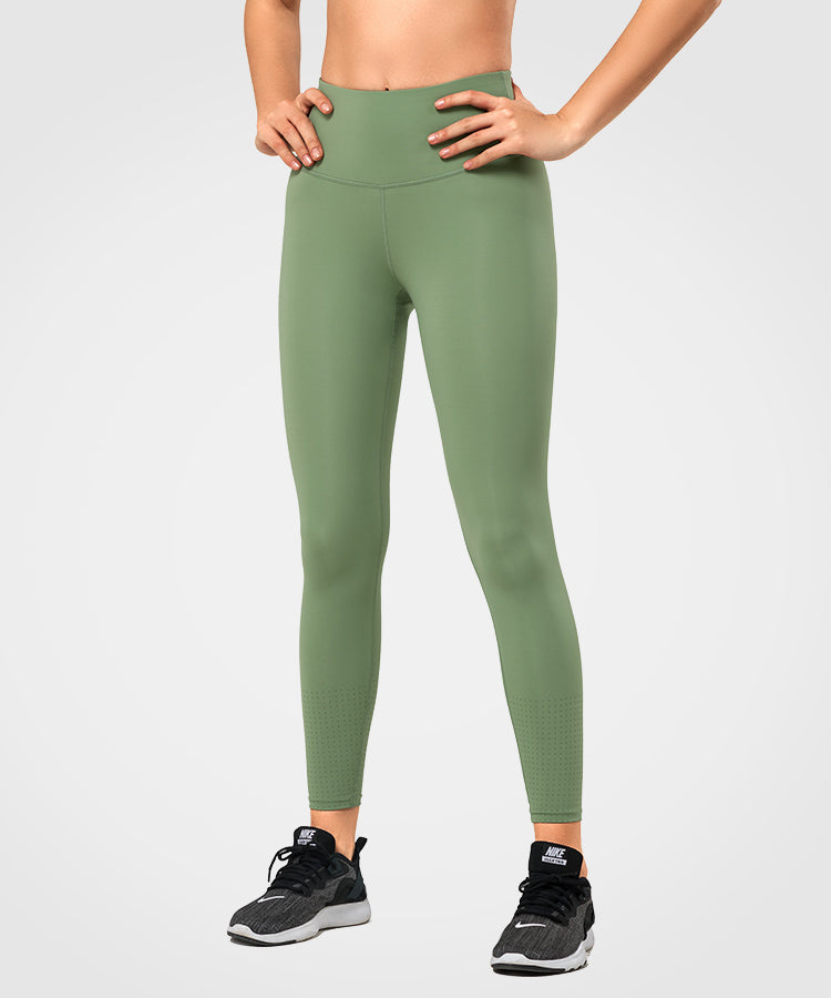 Green running leggings hotsell