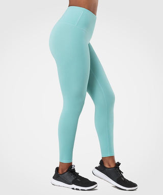 Womens high waisted squat proof running sports leggings | Yvettesports