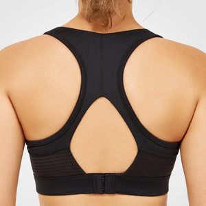 Womens mesh racerback high impact sports bra