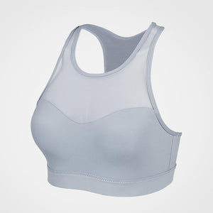 Womens mesh racerback high impact sports bra | Yvettesports